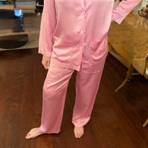 La Perla candy pink silk Women's Pajama Set